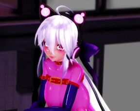 【MMD】Slut - PiNK CAT【R-18】