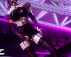 [MMD] JIYEON -Take a hike Evelynn Sexy Kpop Dance League of Legends KDA