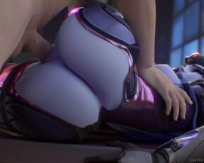 Overwatch Widowmaker big ass fuck - (Fpsblyck)