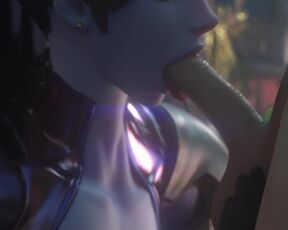 Overwatch Widowmaker blowjob - (Fpsblyck)