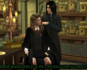 Severely Straight's Potion Class - Gobbywarts//Harry Potter Rule 34//Sims 4