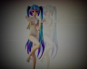 MMD 4k 18+ Miku Micro bikini Expectations [ with effects ]