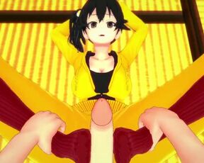 Hentai POV Feet Bakemonogatari Karen Araragi