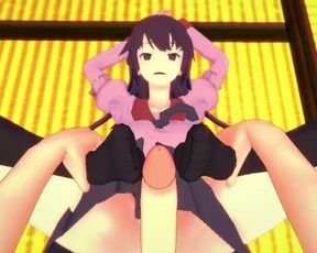 Hentai POV Feet Bakemonogatari Hitagi Senjougahara