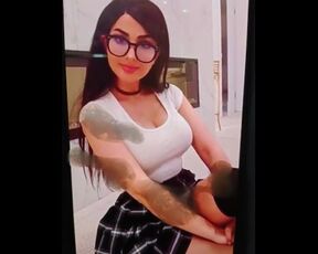 SSSniperWolf hot streamer girl xxx cum tribute