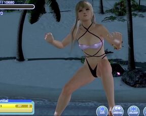 Dead or Alive Xtreme Venus Vacation Marie Rose Rock Climbing Swimsuit Mod Fanservice Appreciation