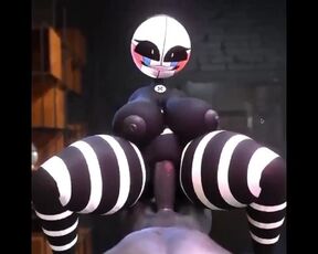 MARIONETTE FNAF Rides MY RAGING BONER FNAF (real)