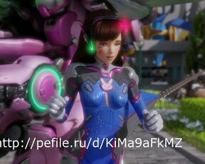 D.va ripped off clothes