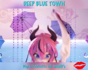 Deep blue town