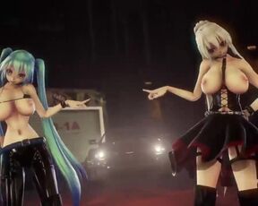 MMD - R-18 Lupin - Feat. Miku & Haku