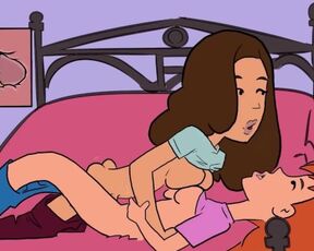 Futanari Sandi fucks Quinn in her tight pussy (Daria series 2d cartoon animation loop with sound)