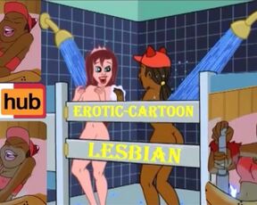 FOXXY LESBIAN COMPILATION - dildo masturbate pussy licking cartoon - DRAWN TOGETHER CLARA eat pussy