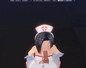 3D HENTAI POV nurse sucked her patient's cock