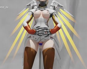 Mercy is Impaled by a Big Vibrating Dildo (Voices & Sound) - Part 5