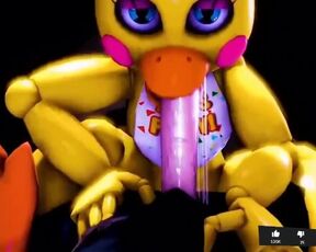 Five nights at Freddy's girl sucks it with passion