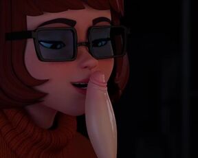 Velma Stumbled On Ghost Cock And Deep Sucked | Scooby Doo