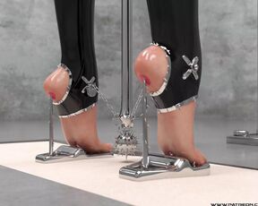 Extreme Metal Heel 3D BDSM Animation