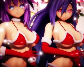 MMD R18 Iris Heart x Purple Hear Christmas Chocolate Cream