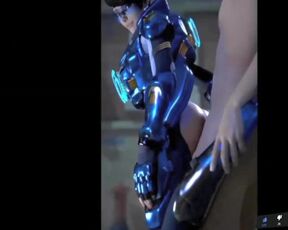 OVERWATCH TRACER FUCKING BIG ASS