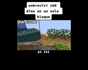 historia de como sobreviví 100 días en Minecraft hard core en un solo bloque- parte 3