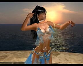 FANTASY GIRL BLUE BELLY DANCER