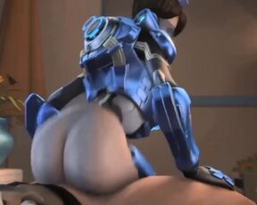 Overwatch sex in the kitchen