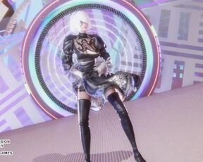 [MMD] Dreamcatcher - Deja Vu Sexy Kpop Dance NierAutomata 2B Commander Uncensored Hentai