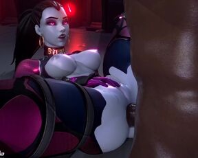 Widowmaker Anal BBC Hentai