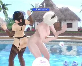 Dead or Alive Xtreme Venus Vacation 2B Butt Battle Nude Mod Fanservice Appreciation