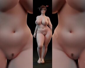 Mei sexy walk 3d animated nude pmv