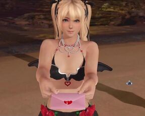 Dead or Alive Xtreme Venus Vacation Marie Rose Valentine's Day Pose Cards Fanservice Appreciation