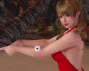 Dead or Alive Xtreme Venus Vacation Monica Valentine's Day Pose Cards Fanservice Appreciation