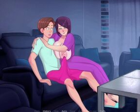 SexNote [v0.20.0d] [JamLiz] 2d sex game Jerk off his beloved in the evening on the couch