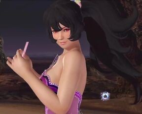 Dead or Alive Xtreme Venus Vacation Ayane Valentine's Day Pose Cards Fanservice Appreciation