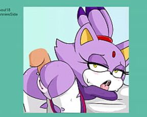 Blaze the Cat - Anal Sex POV [Sonic Porn]