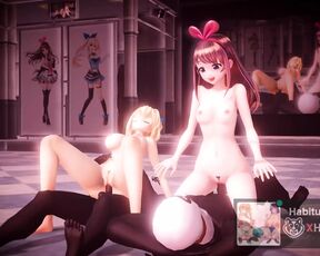 mmd r18 Kizuna AI & Mirai Akari W Chopping Board Shop 3d hentai