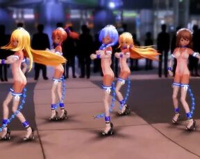 MMD Girls dance 1