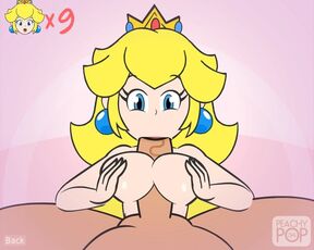 Super Smash Girls Titfuck! Peach