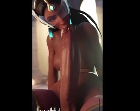 Futanari Pharah Super Giant Penis