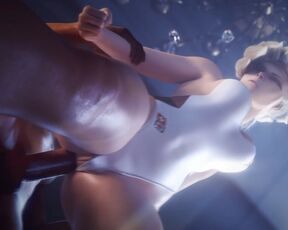 Overwatch 3D Porn : ( Mercy fucked by BWC )