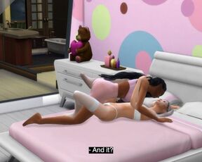 My Girlfriend Ate Me Out When My Mom Was At Home - Sims 4