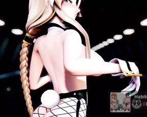 mmd r18 sexy fish net stocking babe 3d hentai