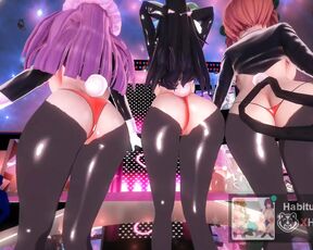 mmd r18 R18 Gyaku Bunny Orin Oku Pache de Ghost Dance Kai transparent 3d hentai