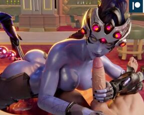 Widowmaker Hard Fucked Huge Dick Until Cum