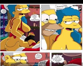 The Simpsons Christmas special Sitcom Comic Porn Cartoon Porn Parody