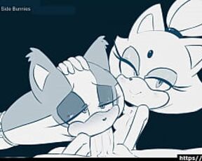 Blaze helps Sticks give a Blowjob