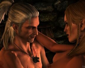 Elf Girl Mottle Rewards Geralt for Saving Her Life Witcher 2