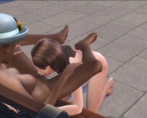 Sims 4 - Gay Fucking In The Park