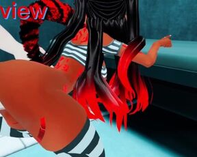 VrChat Whore Gets Caught Fucking Herself In Public By Cops