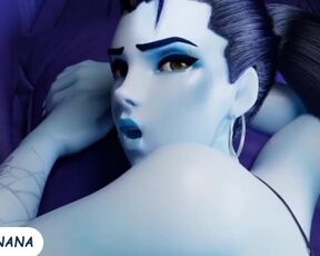 Widowmaker Hard Fuck with Huge Dick Until Cum